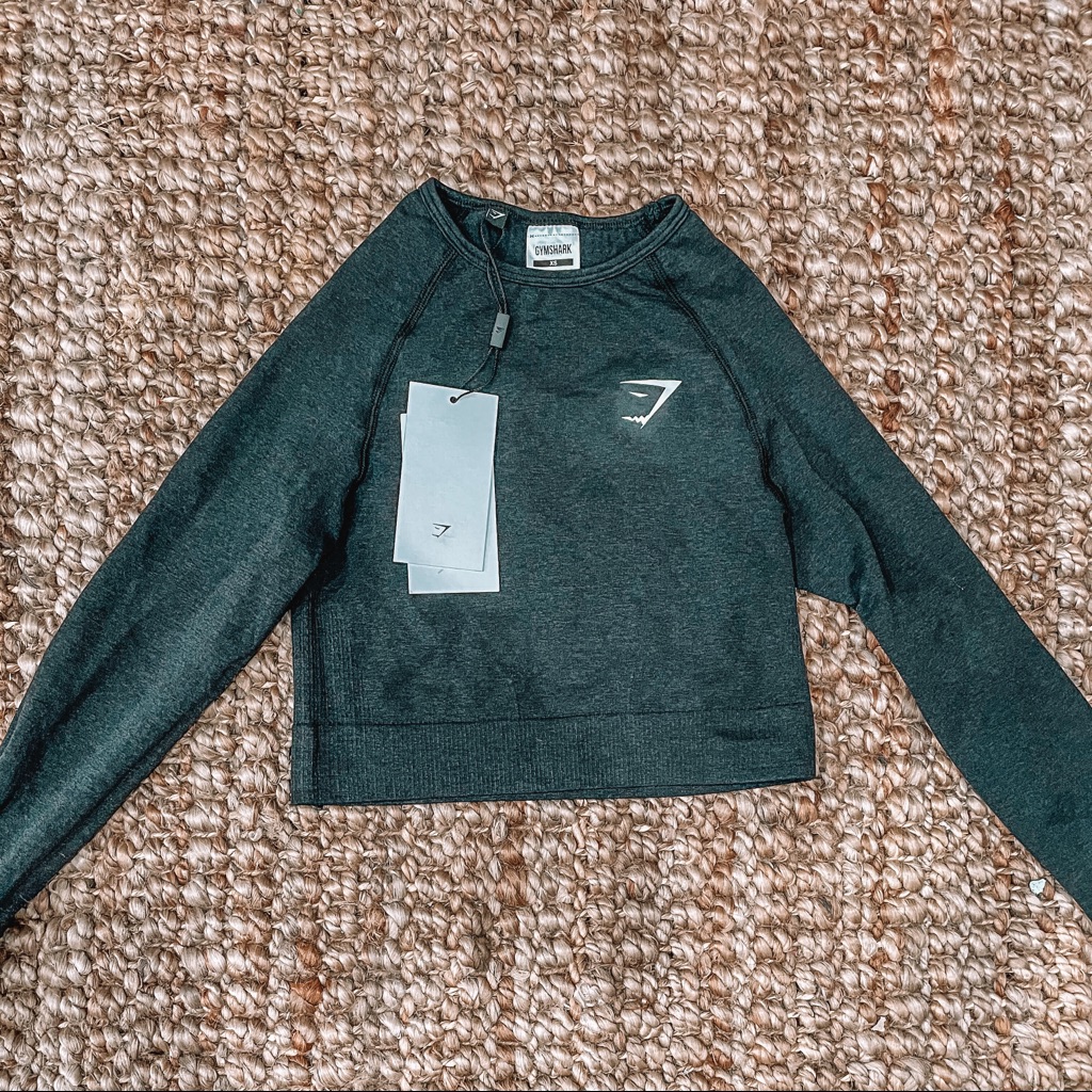 Nwt Vital Seamless Gymshark Long Sleeve Crop Top